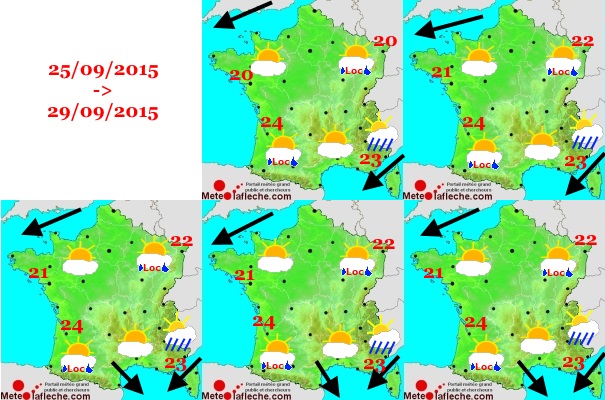 Previsions Meteo France 7 Et 16 Jours Gratuites - Deux Semaines ...