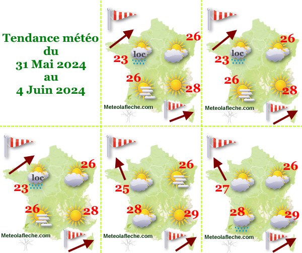 Météo 4 Juin 2024 France