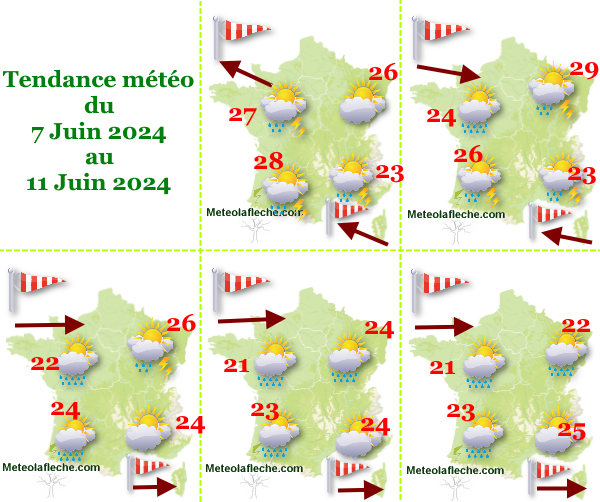 Météo France 11 Juin 2024