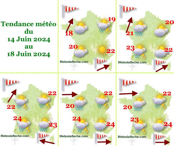 Météo 18 Juin 2024 France