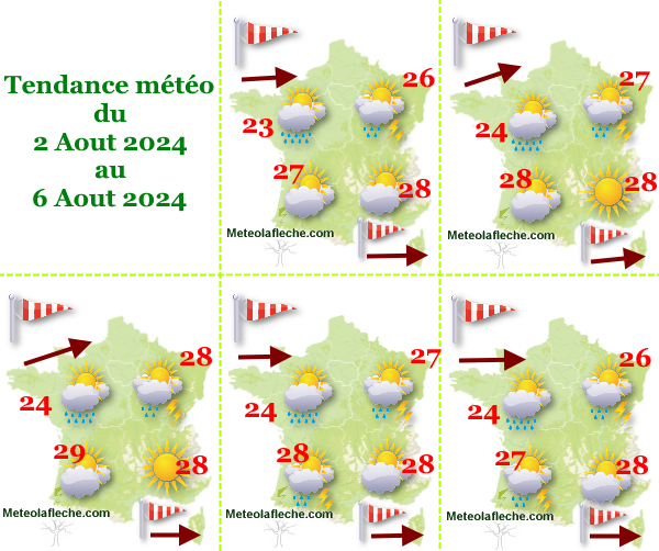 Météo France 6 Aout 2024