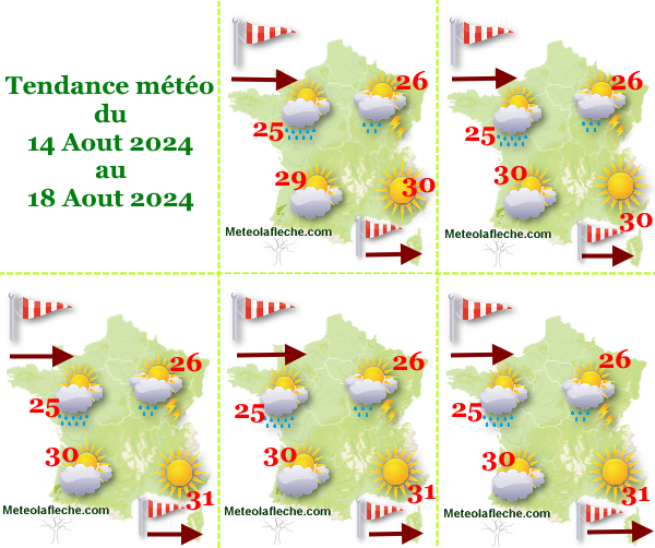 Météo France 18 Aout 2024