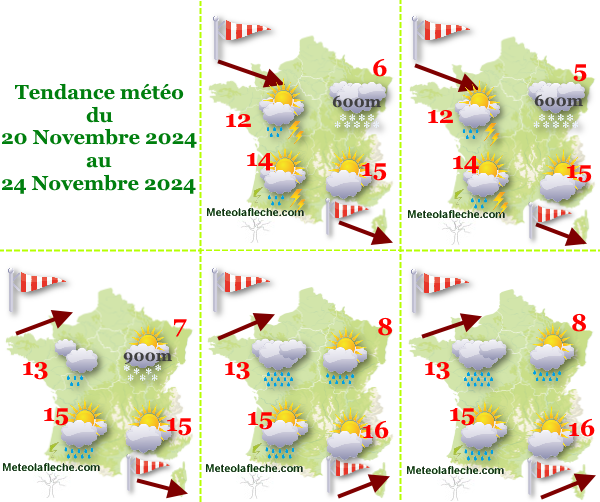 Météo France 24 Novembre 2024