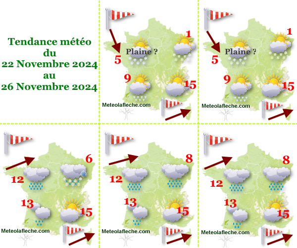 Météo 26 Novembre 2024 France