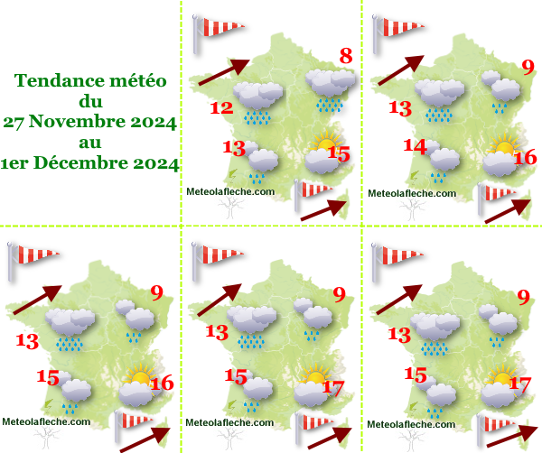 Météo France 1er Décembre 2024