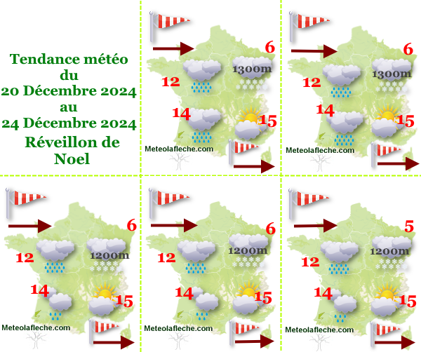 Météo France 24 Décembre 2024 Noel