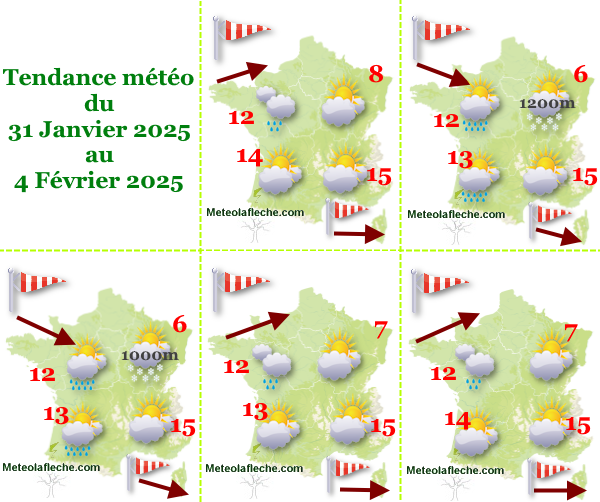 Météo 4 Février 2025 France