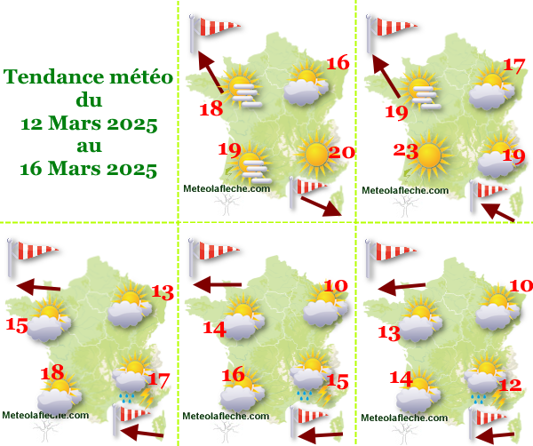 Météo France 16 Mars 2025